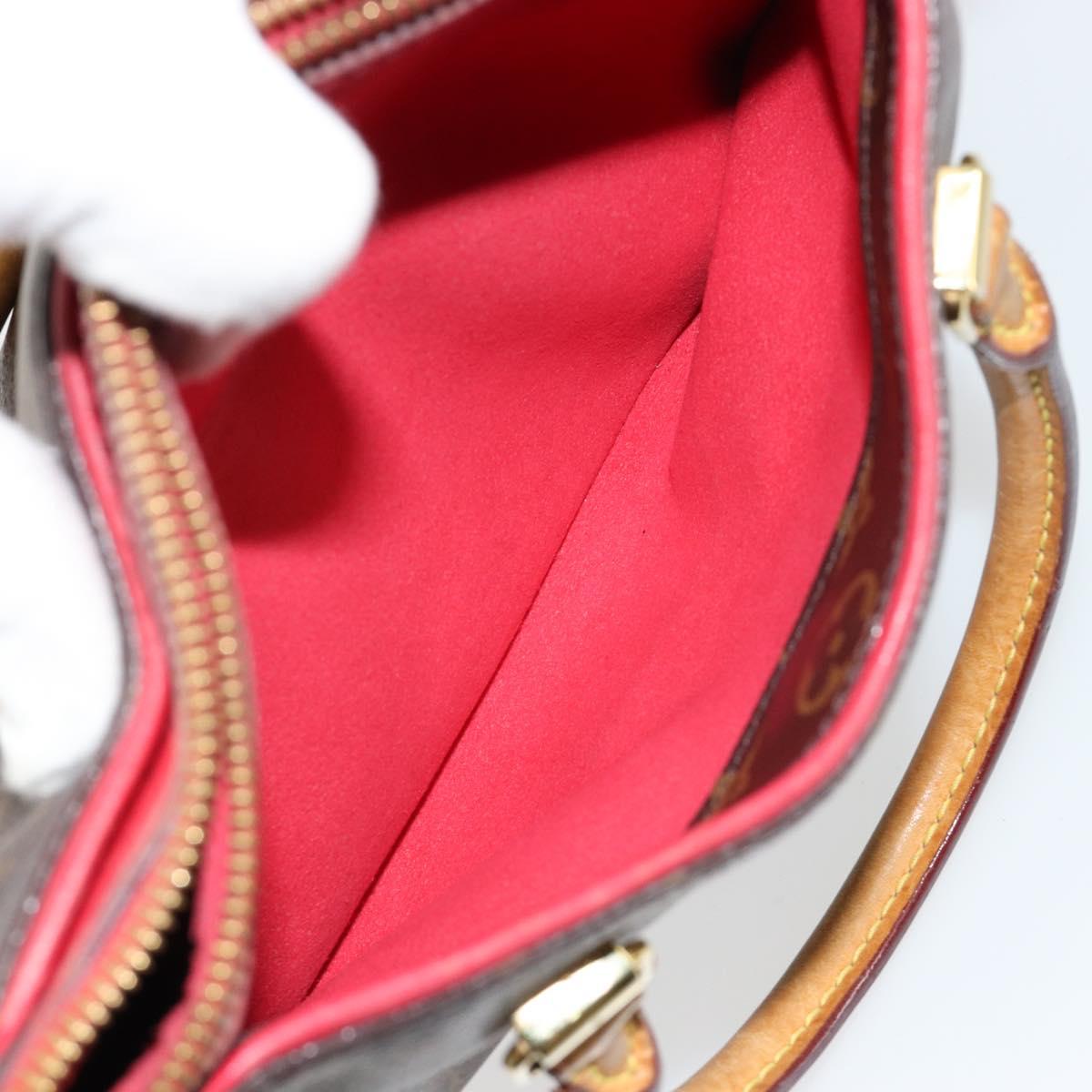 LOUIS VUITTON Monogram Palas BB Hand Bag 2way Slys M41241 LV Auth 180676