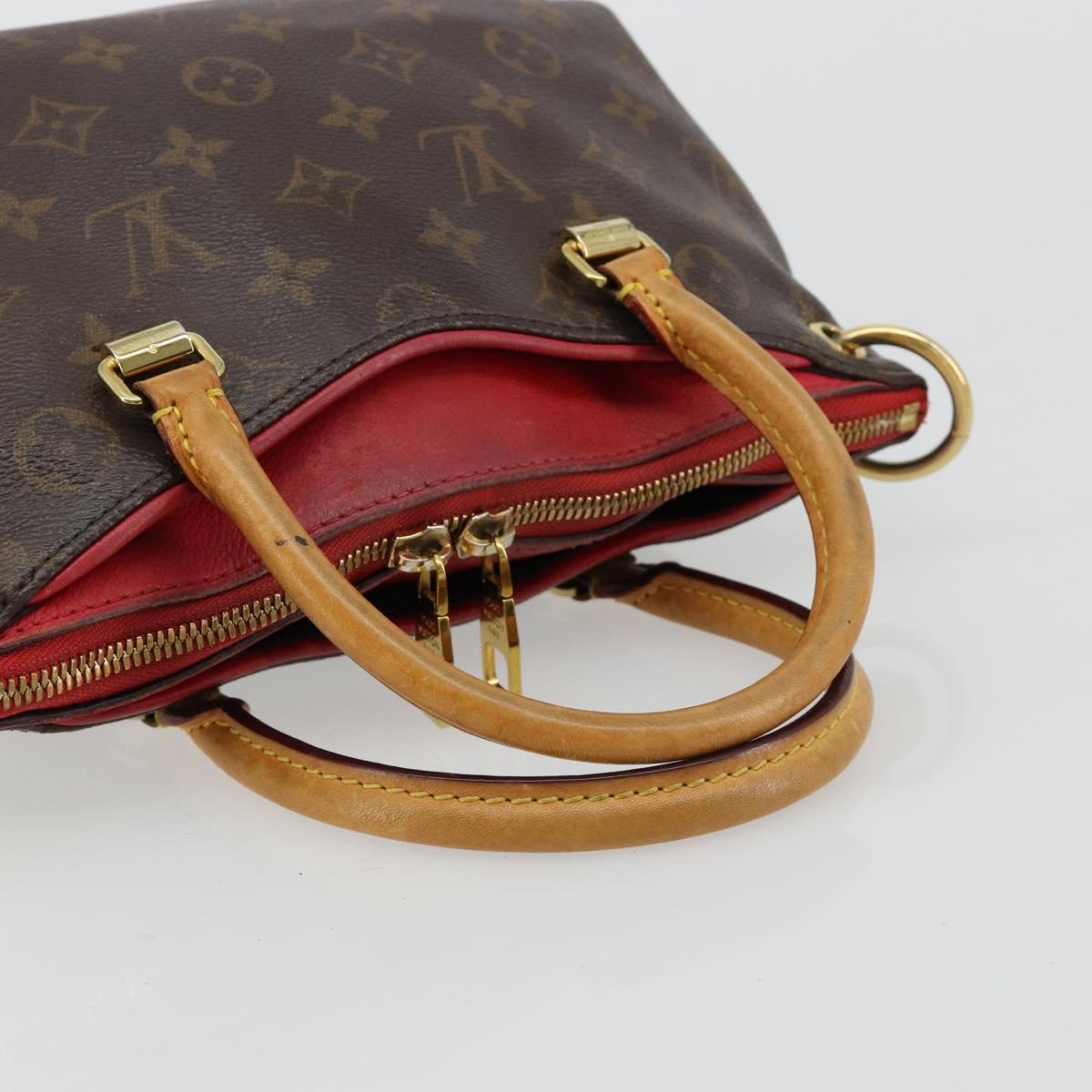 LOUIS VUITTON Monogram Palas BB Hand Bag 2way Slys M41241 LV Auth 180676