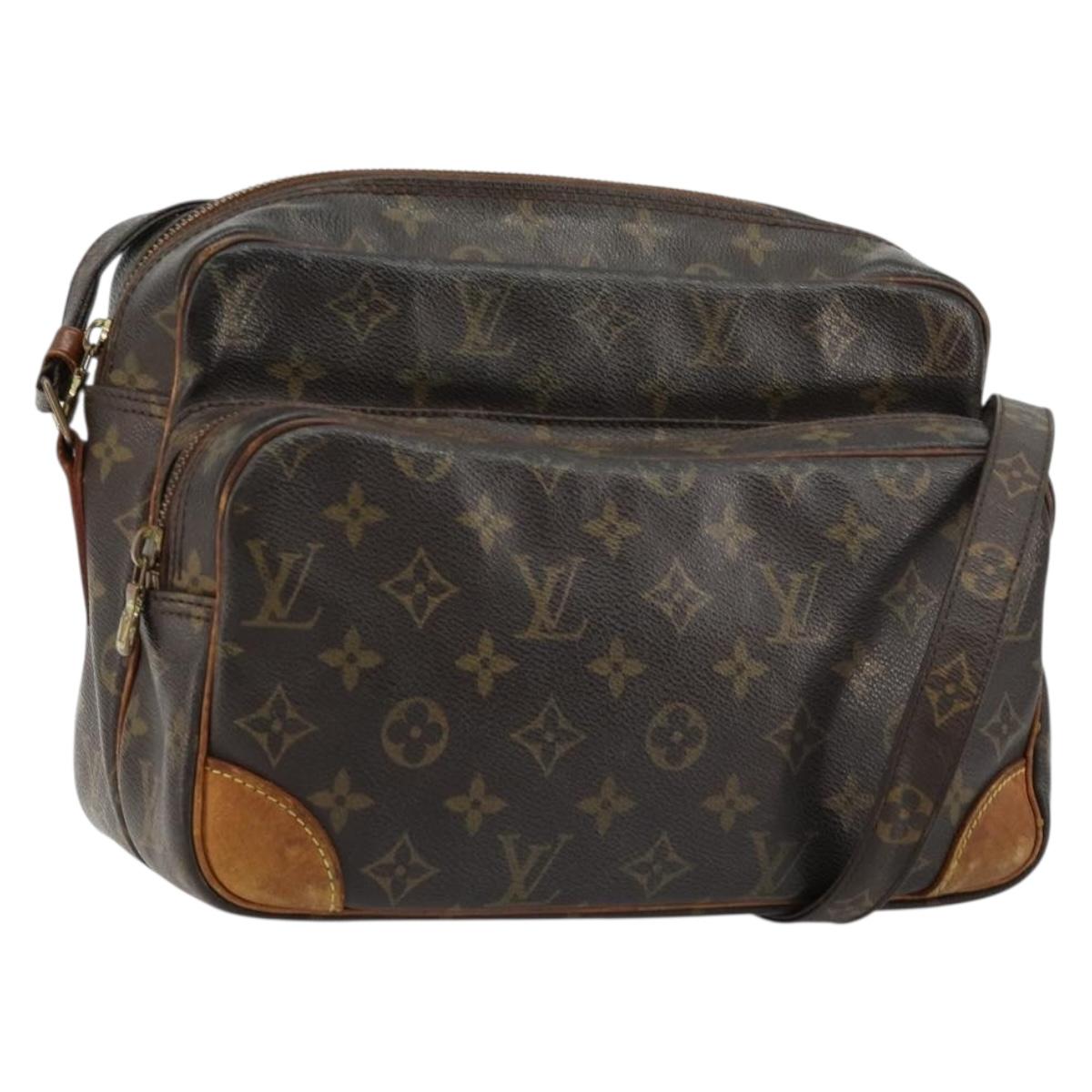 LOUIS VUITTON Monogram Nile Shoulder Bag M45244 LV Auth 180701