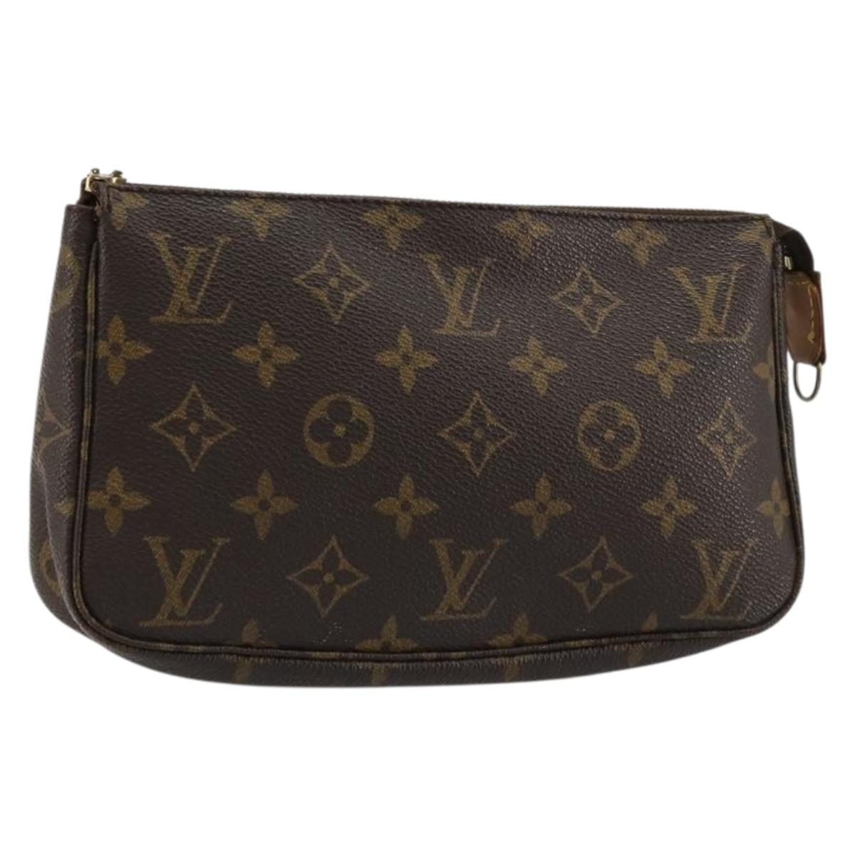 LOUIS VUITTON Monogram Pochette Accessoires Pouch M51980 LV Auth 180703