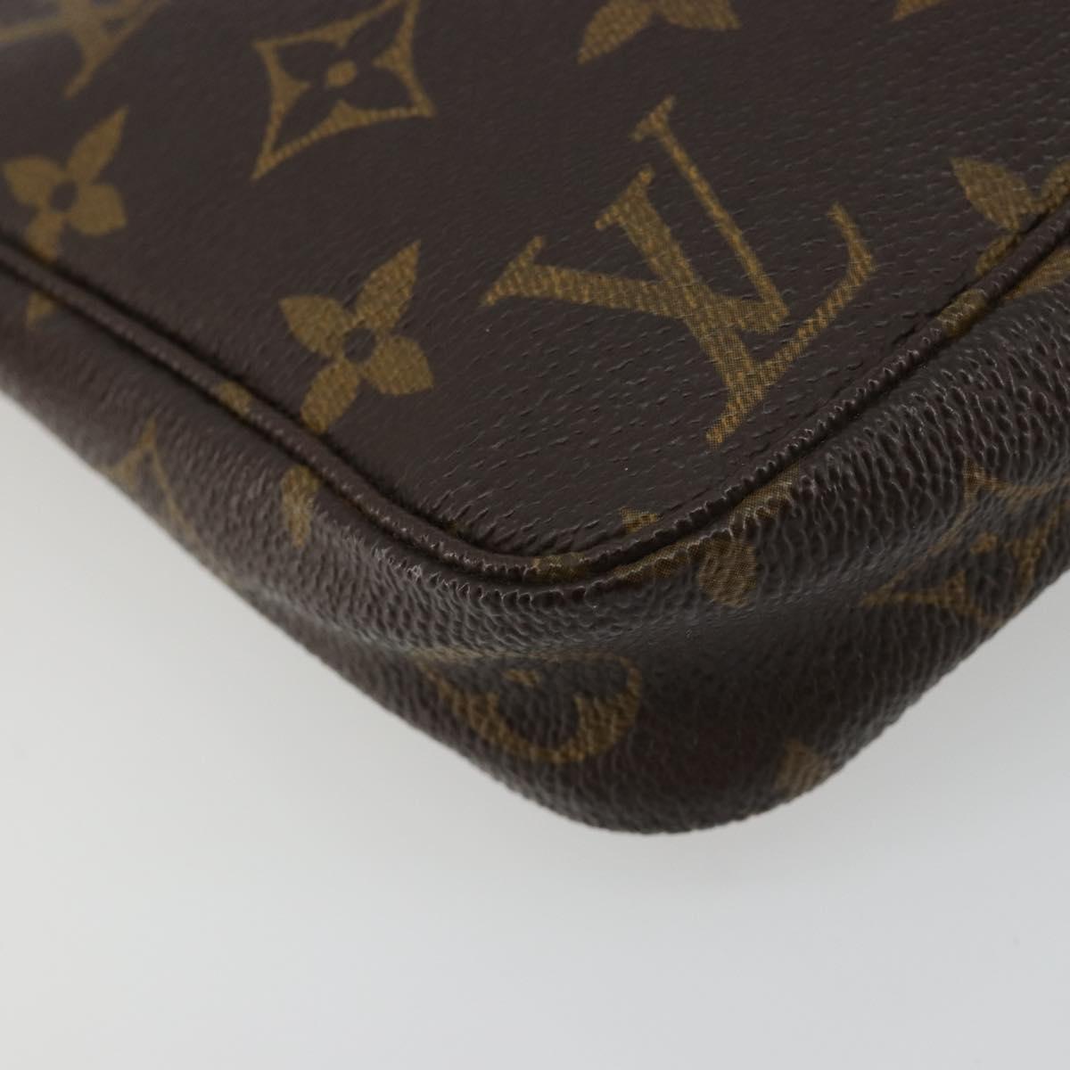 LOUIS VUITTON Monogram Pochette Accessoires Pouch M51980 LV Auth 180703