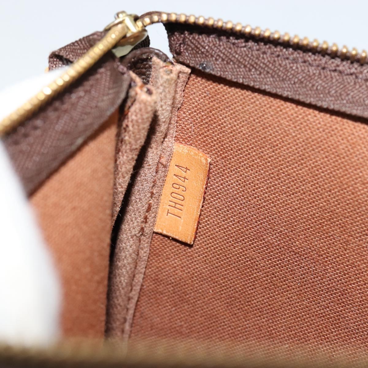 LOUIS VUITTON Monogram Pochette Accessoires Pouch M51980 LV Auth 180703