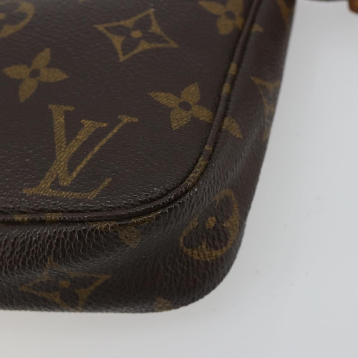 LOUIS VUITTON Monogram Pochette Accessoires Pouch M51980 LV Auth 180703