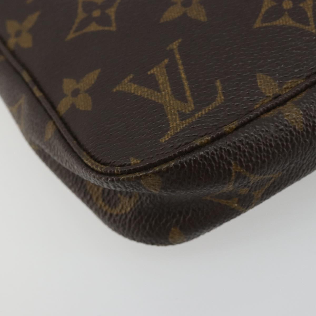LOUIS VUITTON Monogram Pochette Accessoires Pouch M51980 LV Auth 180703
