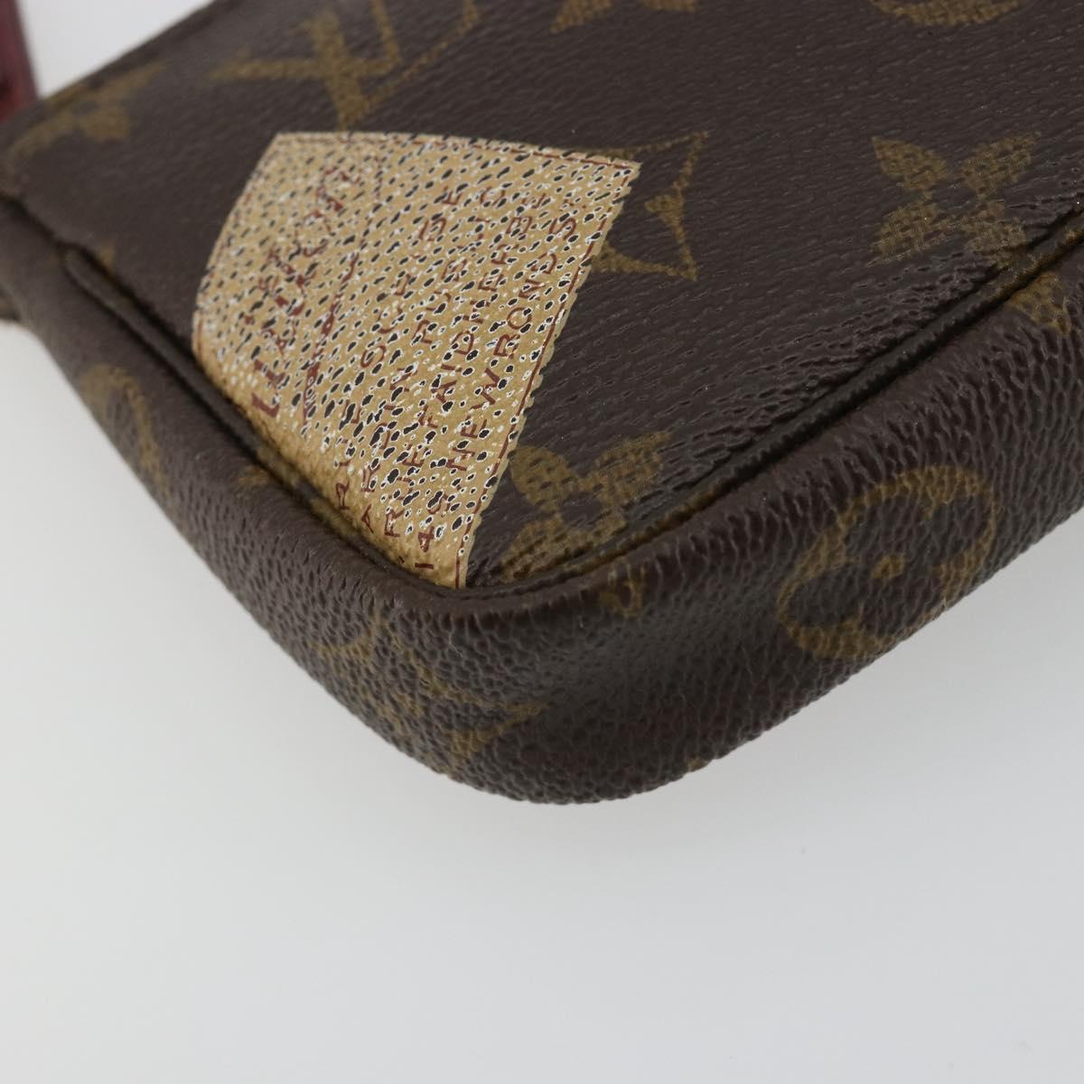 LOUIS VUITTON Monogram Trunk Mini Pochette Accessoires Pouch M63798 Auth 180704