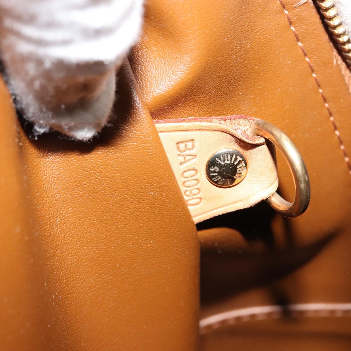 LOUIS VUITTON Monogram Vernis Tompkins Square Bag Bronze M91103 LV Auth 180705