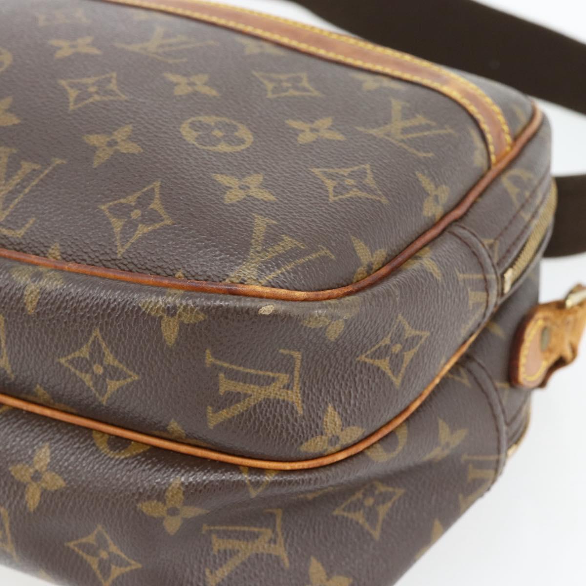 LOUIS VUITTON Monogram Reporter PM Shoulder Bag M45254 LV Auth 180708