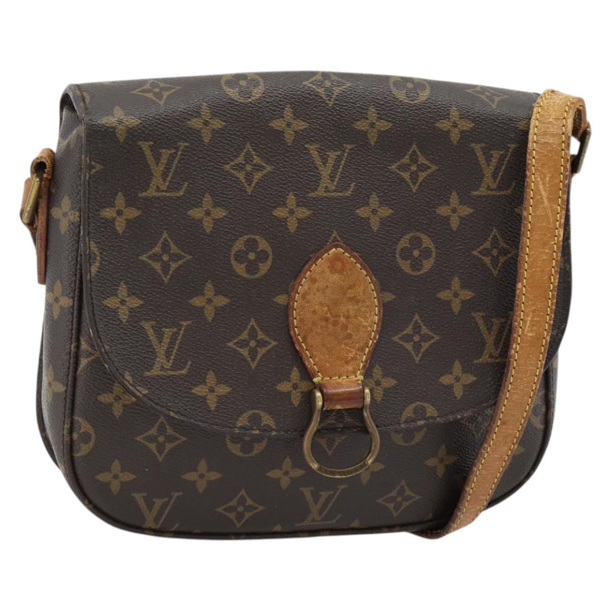 LOUIS VUITTON Monogram Saint Cloud GM Shoulder Bag M51242 LV Auth 180712