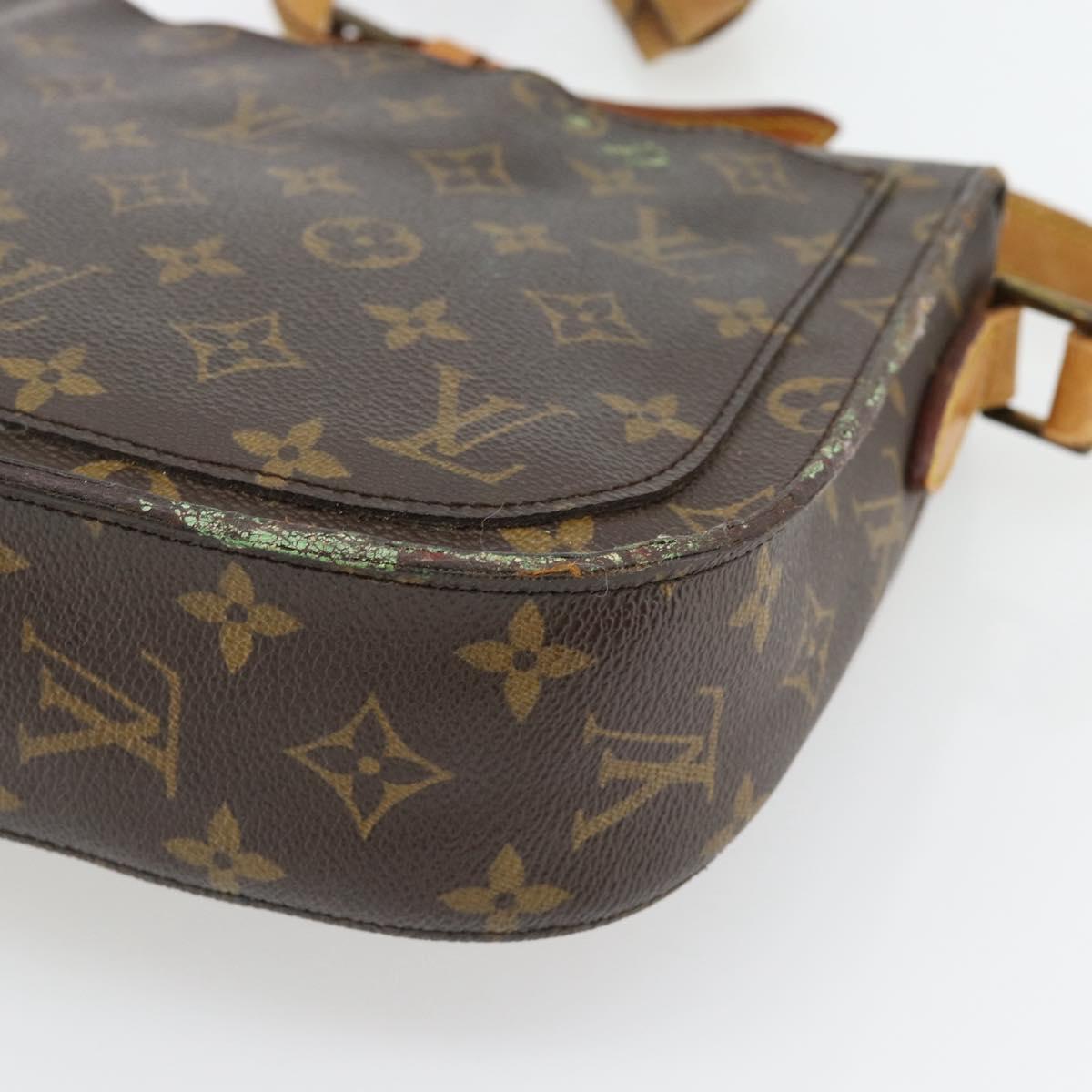 LOUIS VUITTON Monogram Saint Cloud GM Shoulder Bag M51242 LV Auth 180713