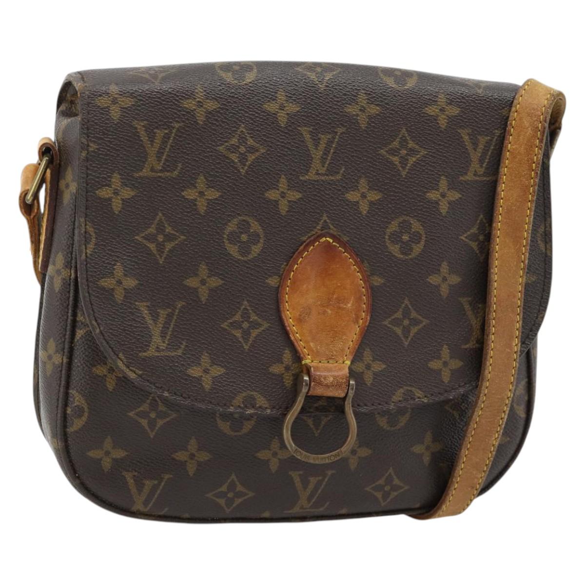 LOUIS VUITTON Monogram Saint Cloud GM Shoulder Bag M51242 LV Auth 180713