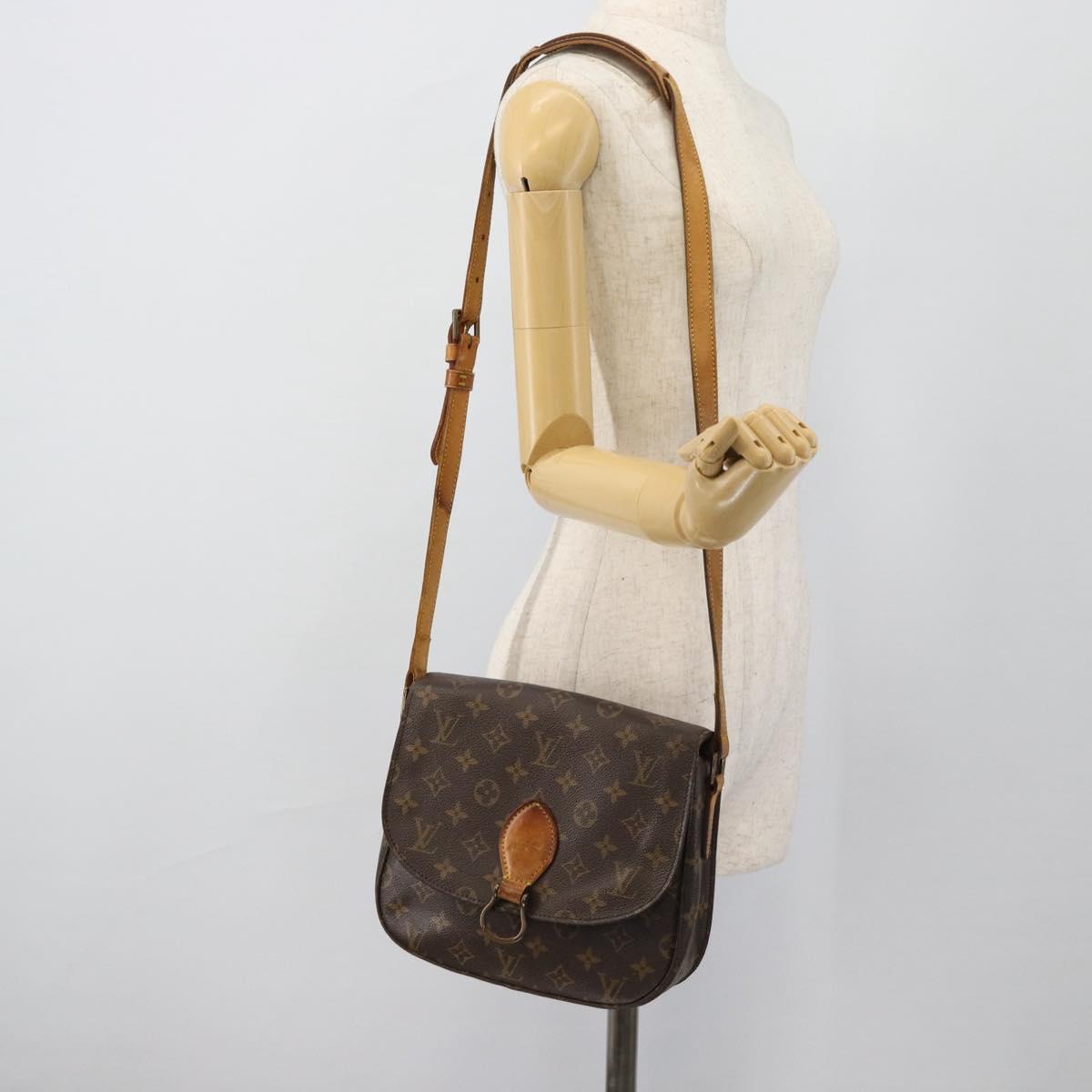 LOUIS VUITTON Monogram Saint Cloud GM Shoulder Bag M51242 LV Auth 180713