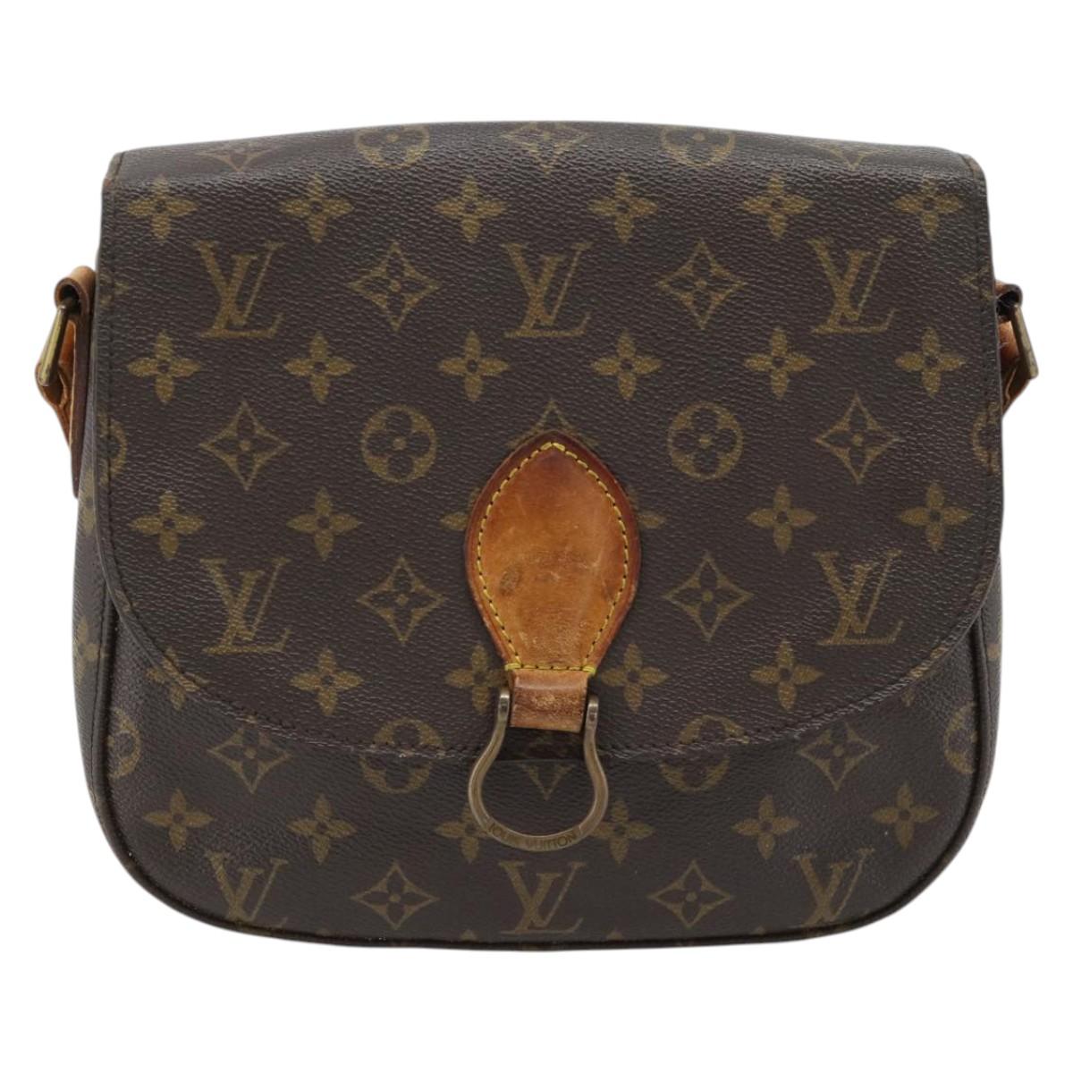 LOUIS VUITTON Monogram Saint Cloud GM Shoulder Bag M51242 LV Auth 180713