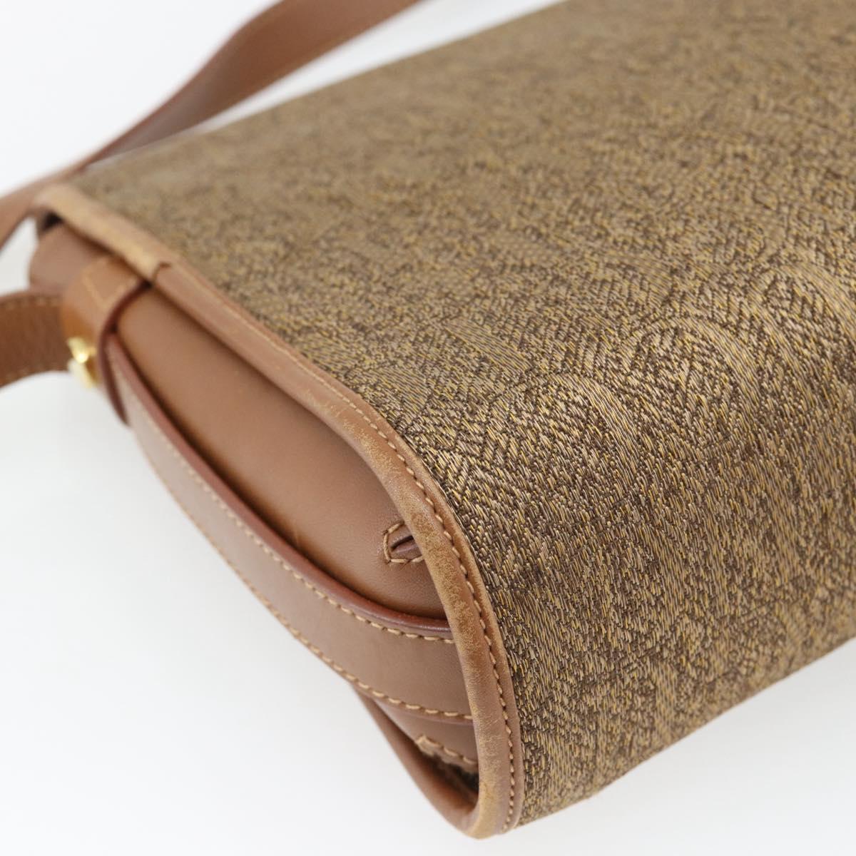 GUCCI Shoulder Bag Canvas Beige Gold 001 46 0712 Auth 180722