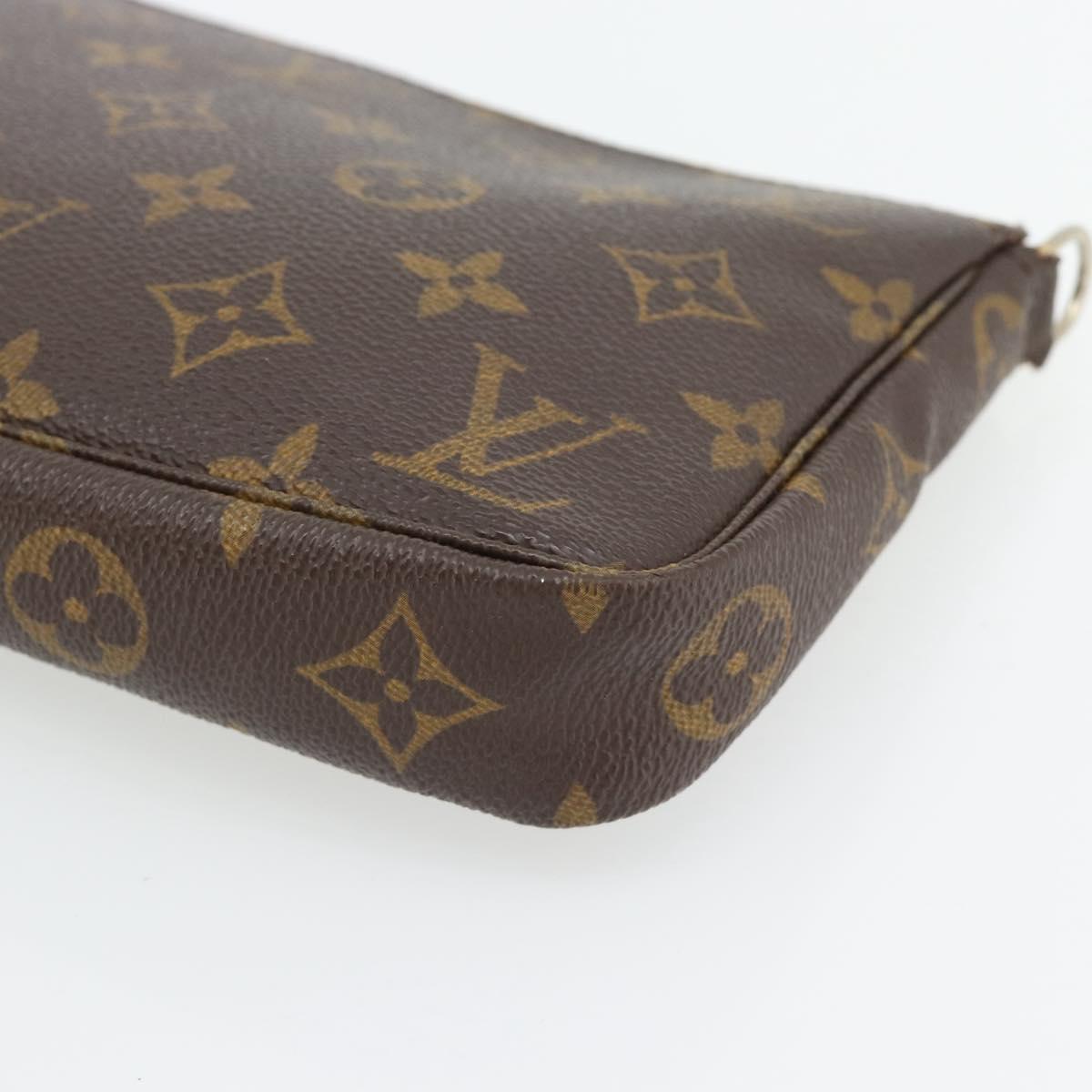 LOUIS VUITTON Monogram Pochette Accessoires Pouch M51980 LV Auth 180733