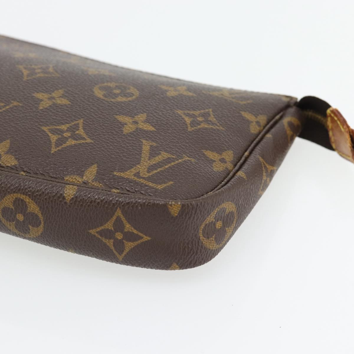 LOUIS VUITTON Monogram Pochette Accessoires Pouch M51980 LV Auth 180733