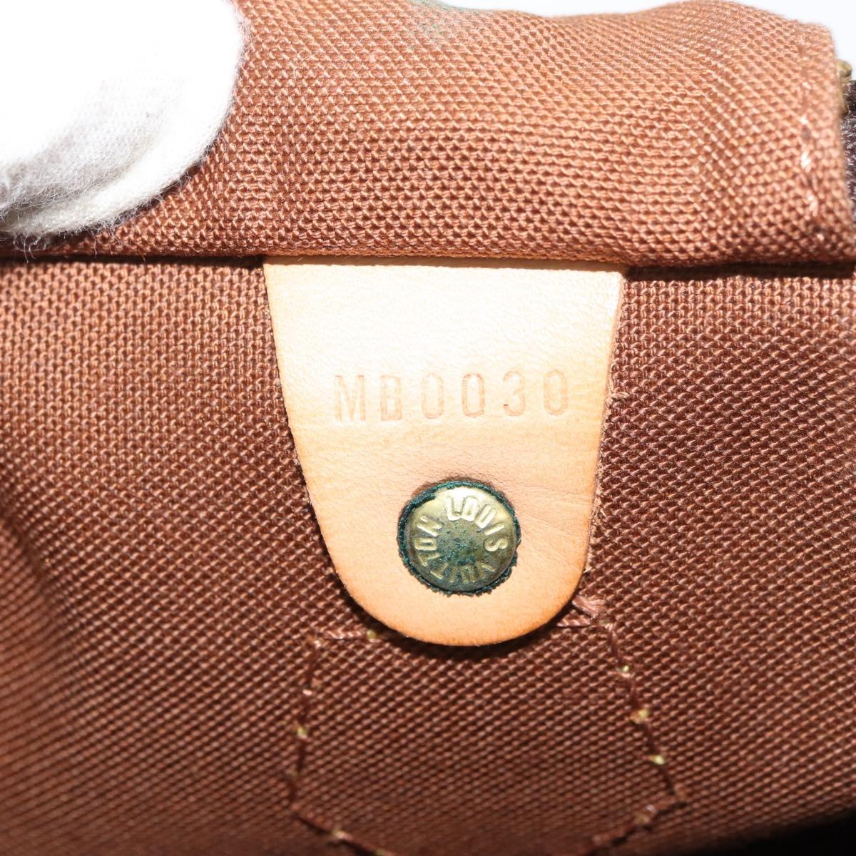 LOUIS VUITTON Monogram Speedy 35 Hand Bag M41524 LV Auth 180734A