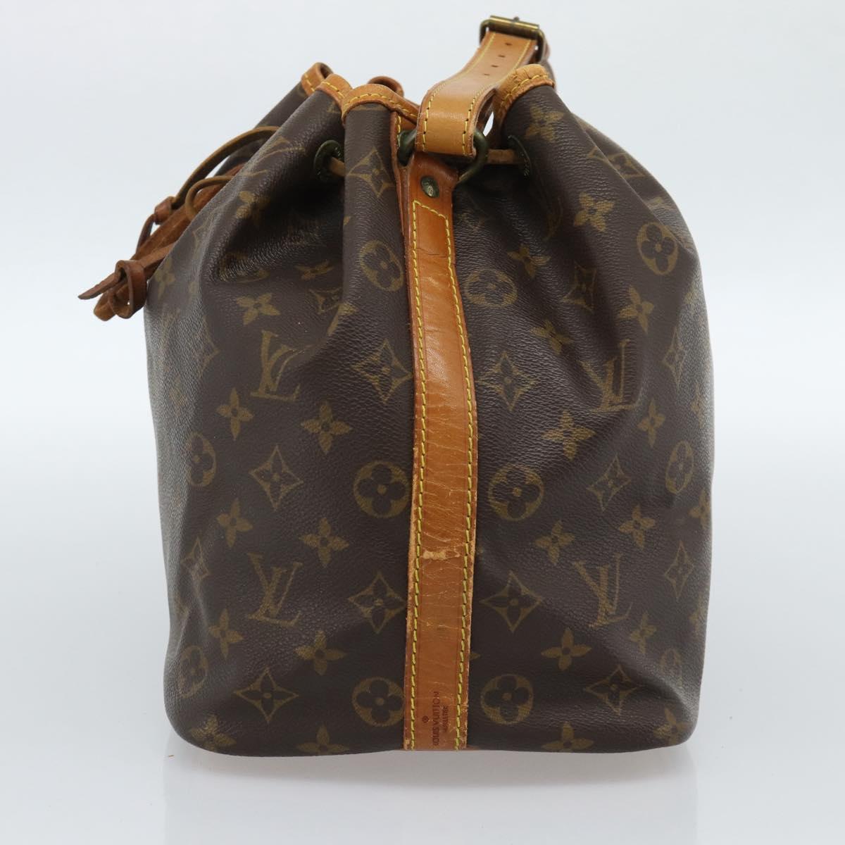 LOUIS VUITTON Monogram Petit Noe Shoulder Bag M42226 LV Auth 180737