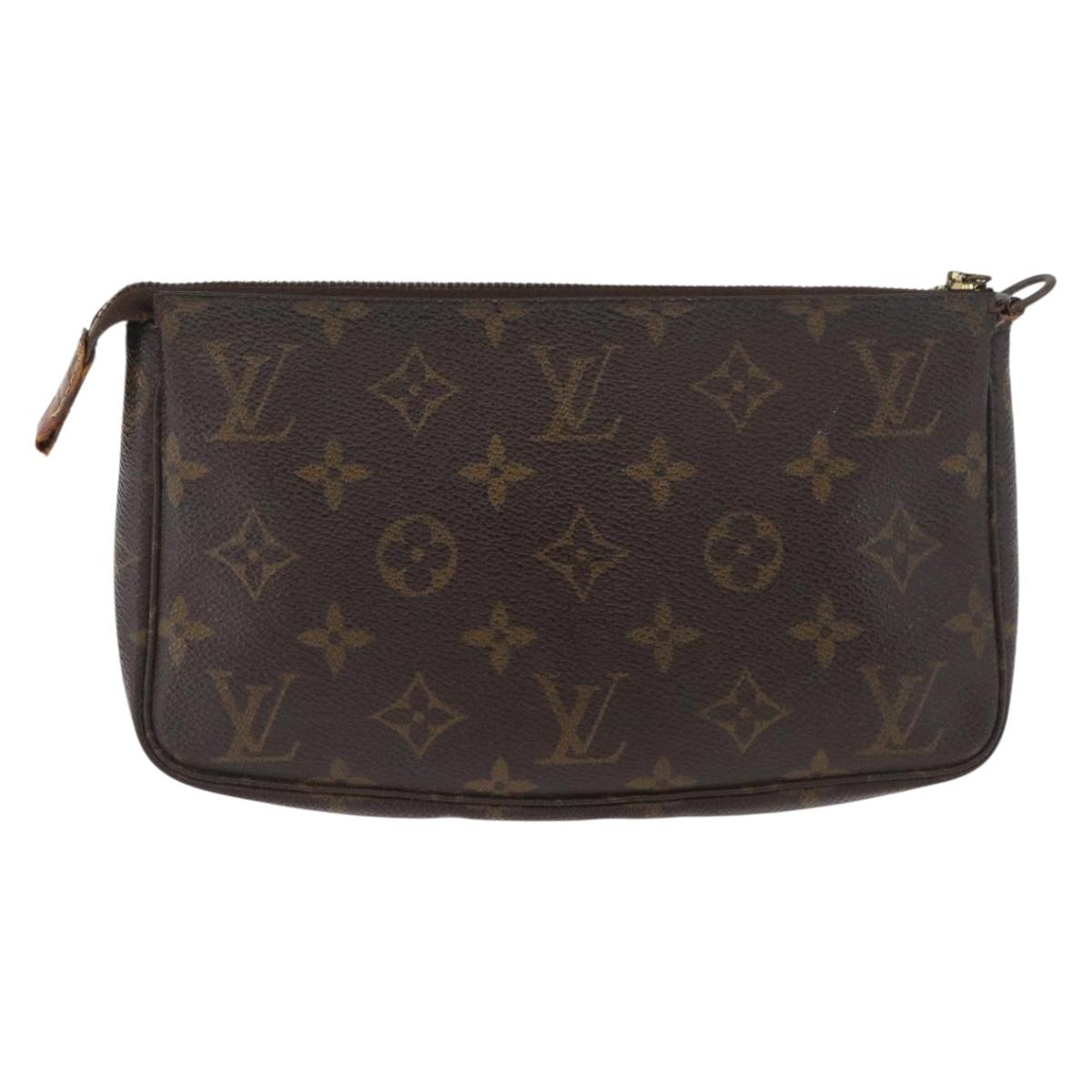 LOUIS VUITTON Monogram Pochette Accessoires Pouch M51980 LV Auth 180741