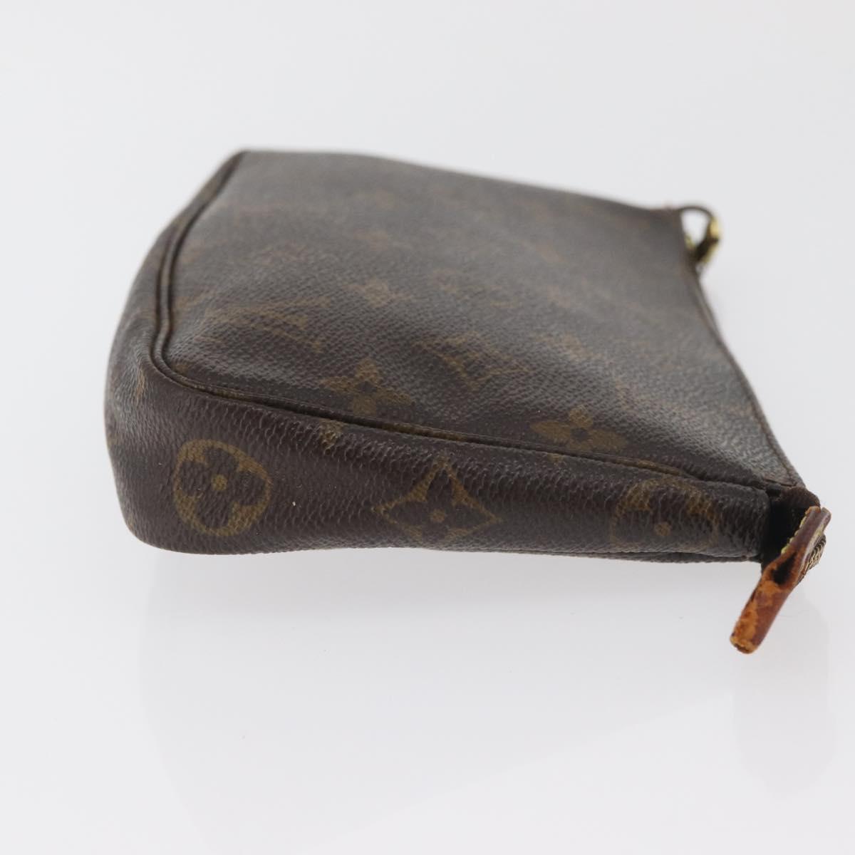 LOUIS VUITTON Monogram Pochette Accessoires Pouch M51980 LV Auth 180741