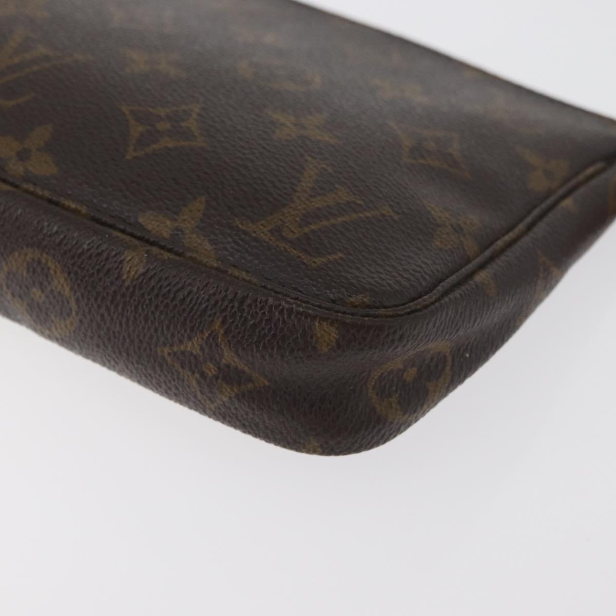 LOUIS VUITTON Monogram Pochette Accessoires Pouch M51980 LV Auth 180741