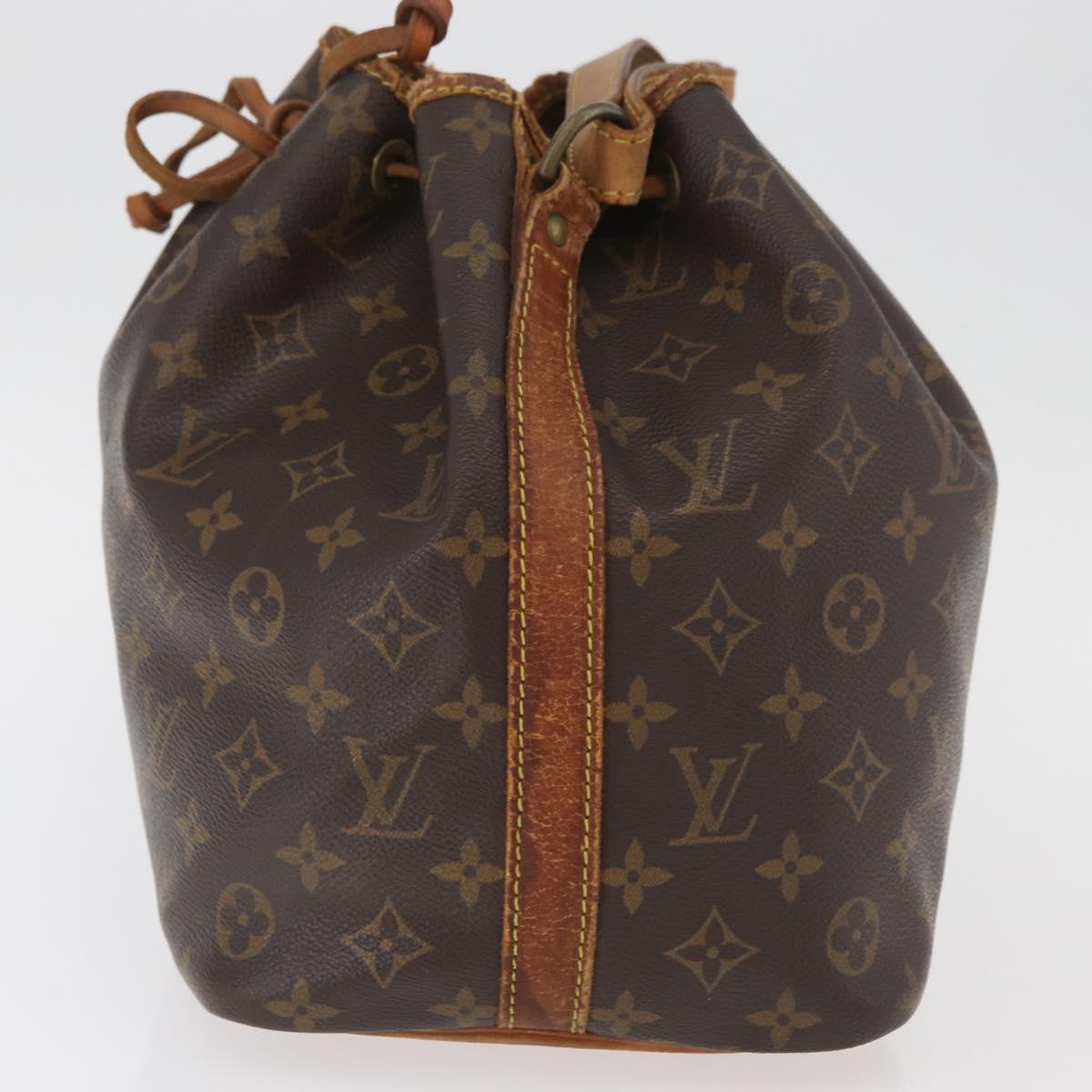 LOUIS VUITTON Monogram Petit Noe Shoulder Bag M42226 LV Auth 180742