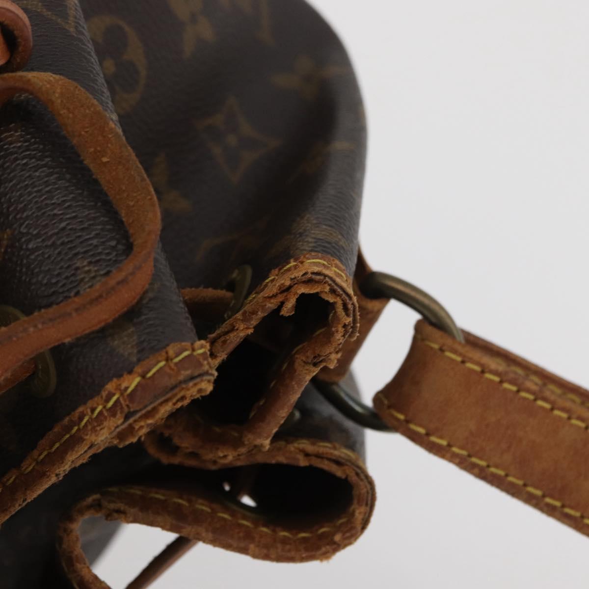 LOUIS VUITTON Monogram Petit Noe Shoulder Bag M42226 LV Auth 180742