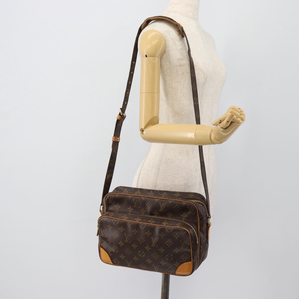 LOUIS VUITTON Monogram Nile Shoulder Bag M45244 LV Auth 180743A