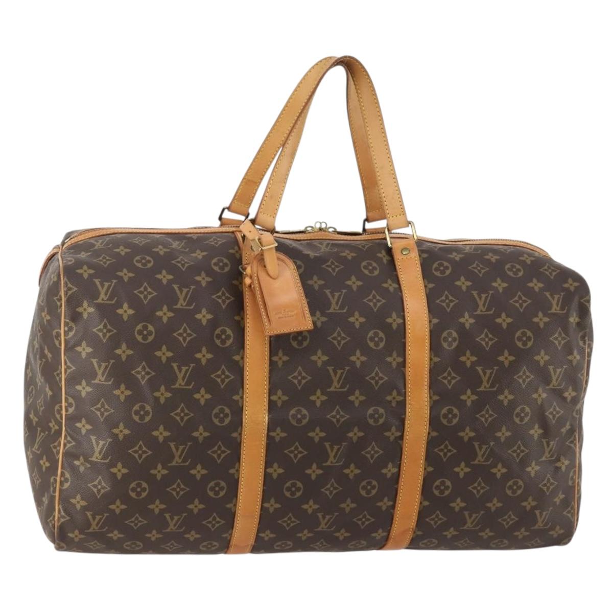 LOUIS VUITTON Monogram Sac Souple 55 Boston Bag M41622 LV Auth 180744A