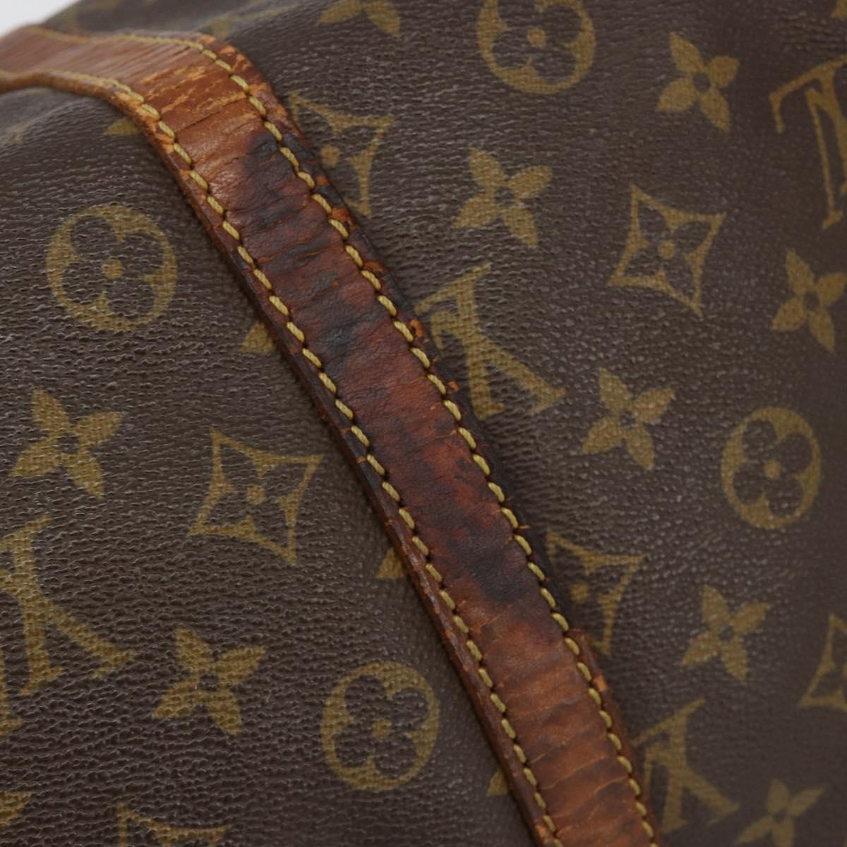 LOUIS VUITTON Monogram Sac Souple 45 Boston Bag M41624 LV Auth 180747