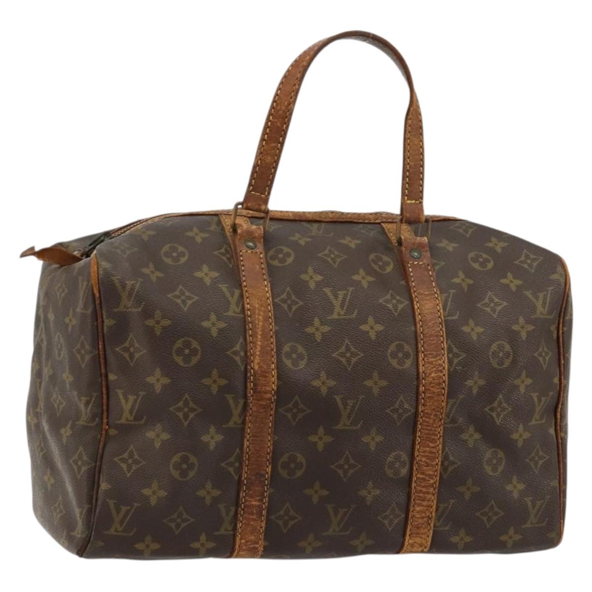 LOUIS VUITTON Monogram Sac Souple 45 Boston Bag M41624 LV Auth 180747