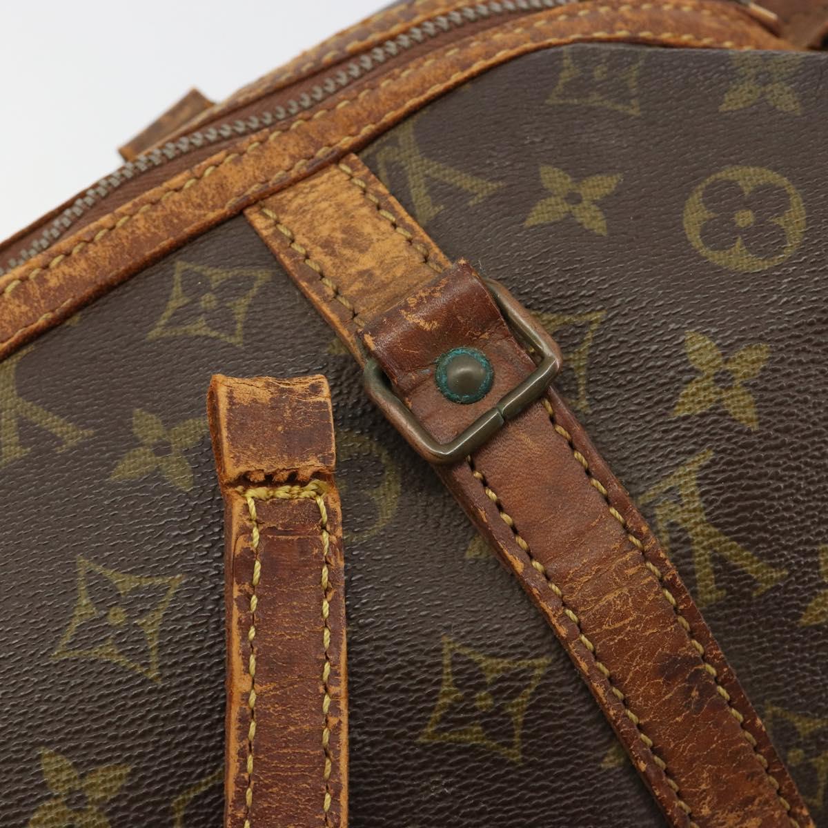LOUIS VUITTON Monogram Sac Souple 45 Boston Bag M41624 LV Auth 180747