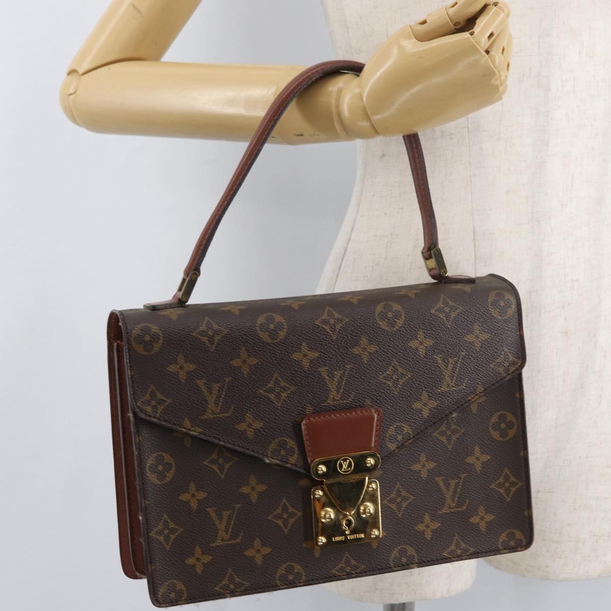 LOUIS VUITTON Monogram Concorde Hand Bag M51190 LV Auth 180757