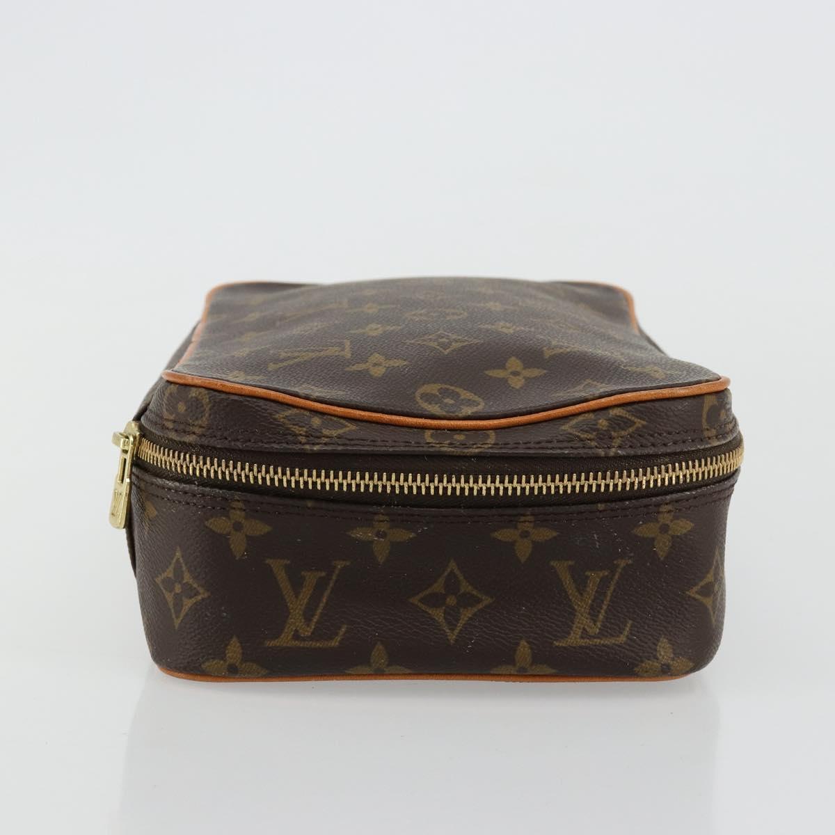 LOUIS VUITTON Monogram Trousse Boite Cosmetic Pouch M47640 LV Auth 180761