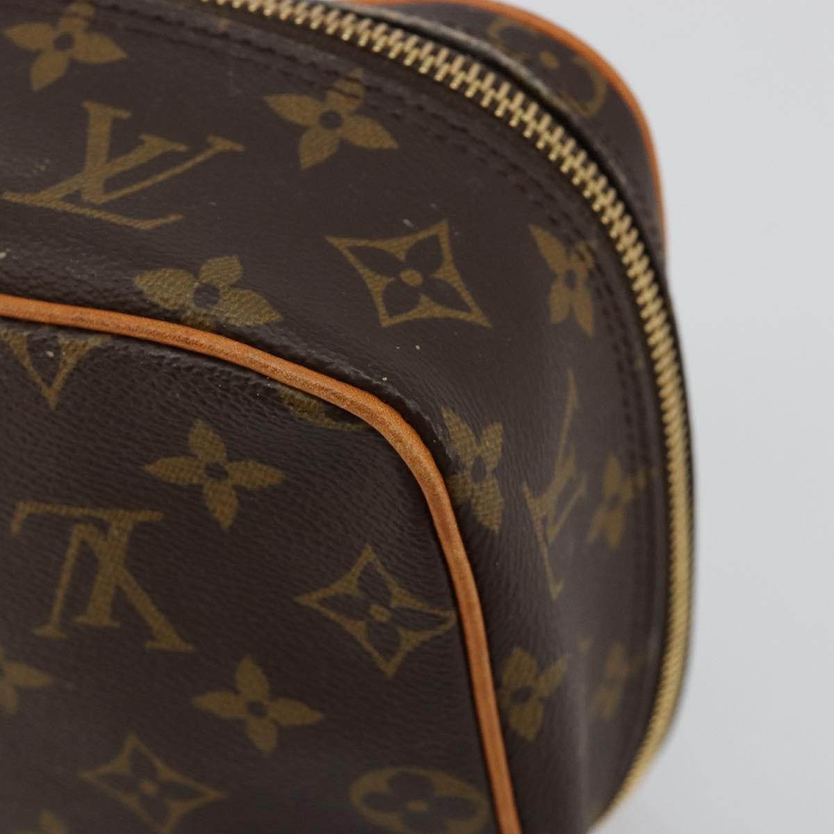 LOUIS VUITTON Monogram Trousse Boite Cosmetic Pouch M47640 LV Auth 180761