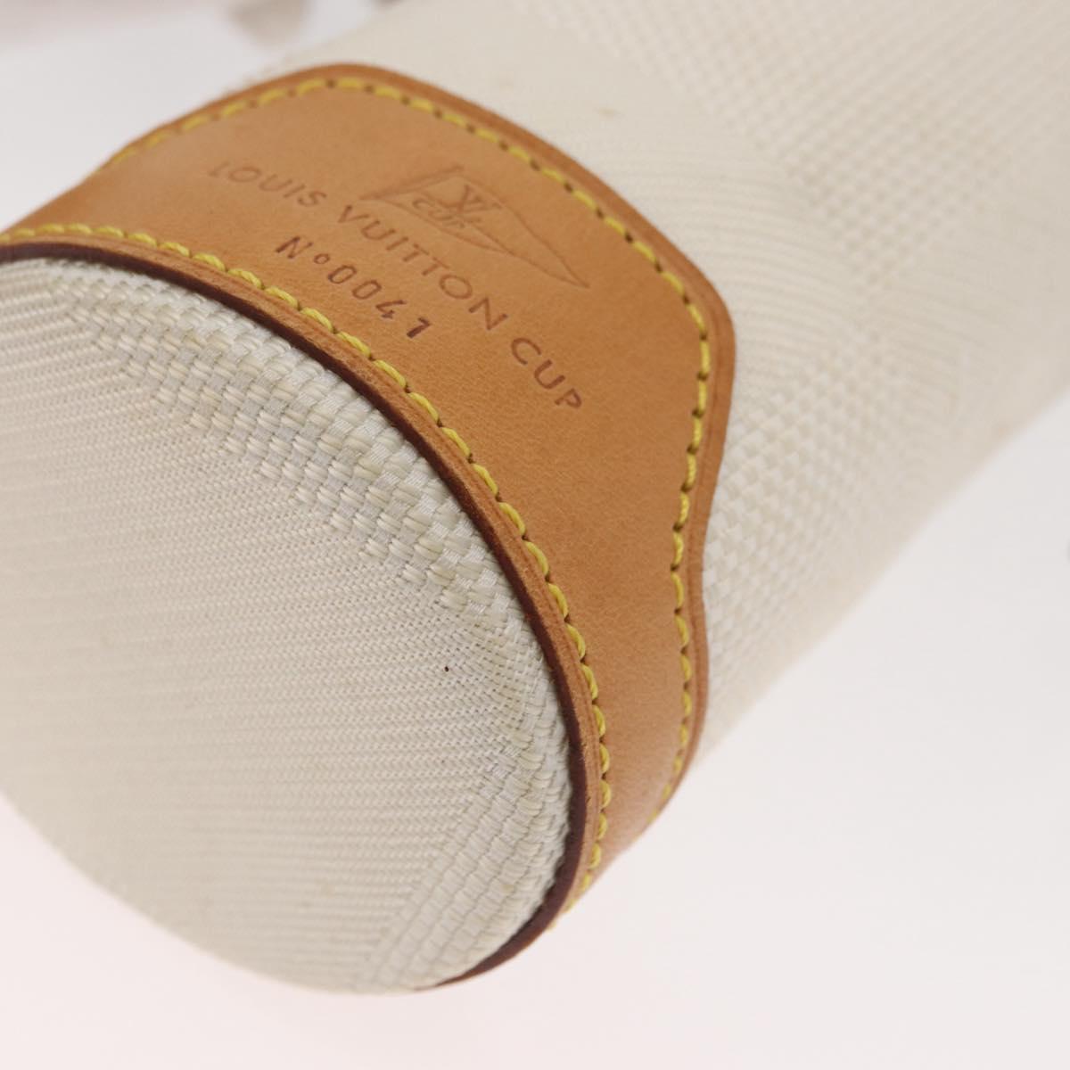 LOUIS VUITTON Damier Geant LV Cup Plastic Bottle Holder Bag White LV Auth 180763