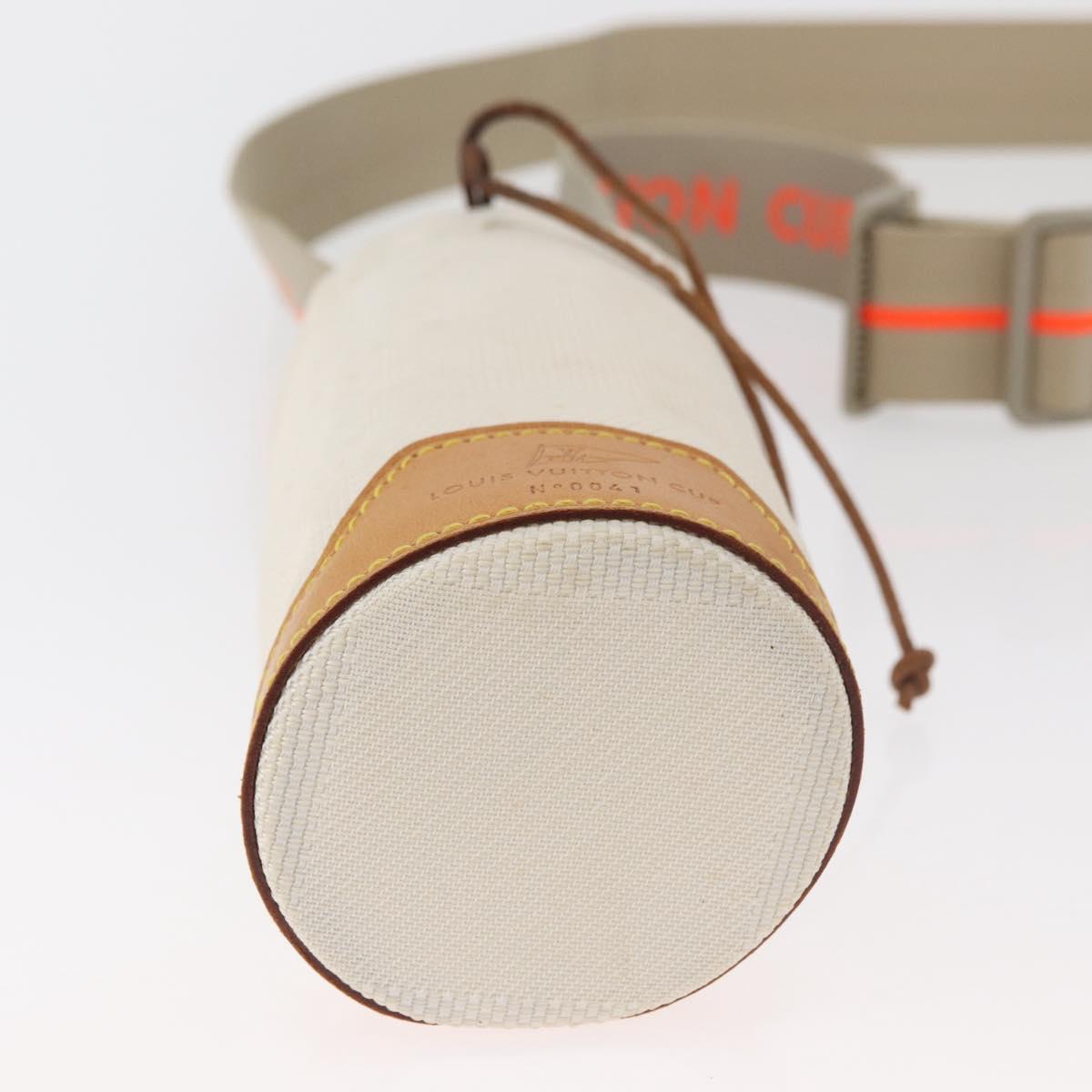 LOUIS VUITTON Damier Geant LV Cup Plastic Bottle Holder Bag White LV Auth 180763