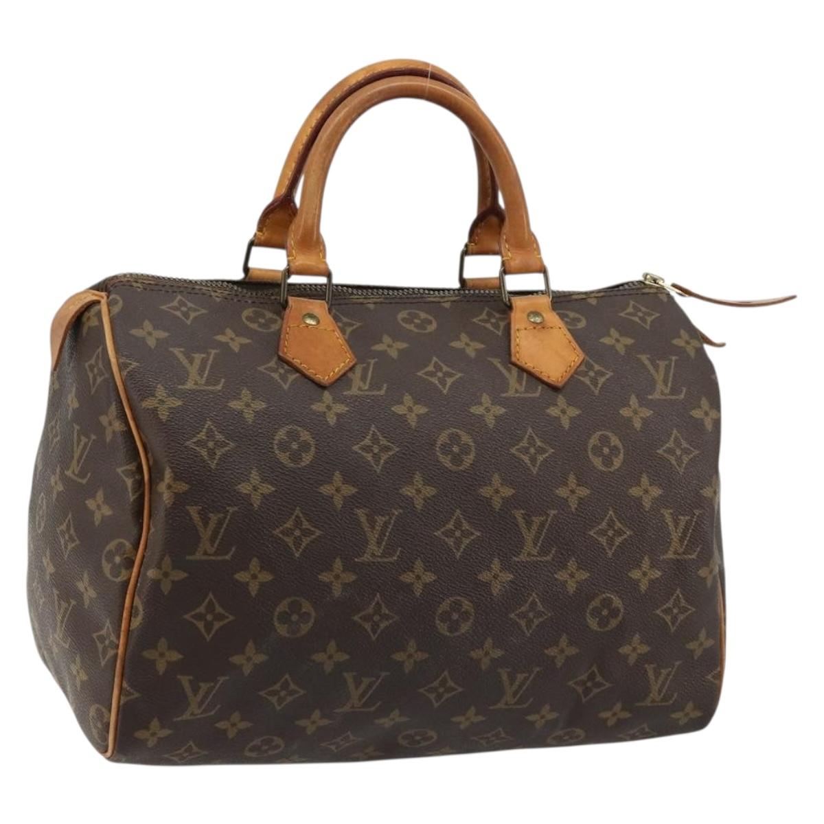 LOUIS VUITTON Monogram Speedy 30 Hand Bag M41526 LV Auth 180769A