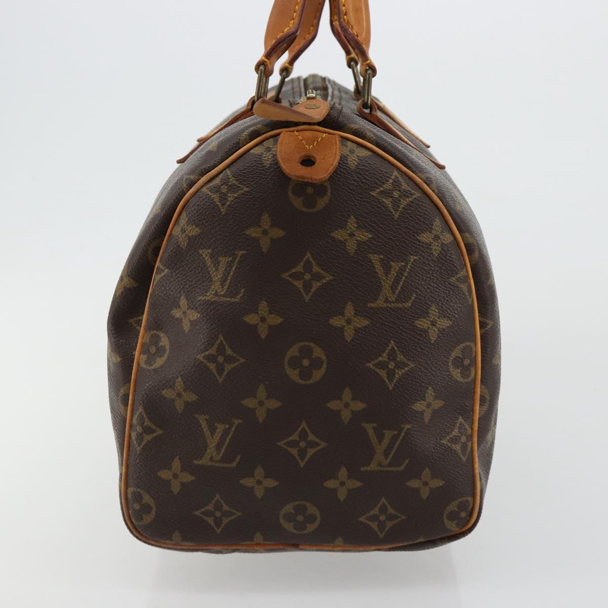 LOUIS VUITTON Monogram Speedy 30 Hand Bag M41526 LV Auth 180769A