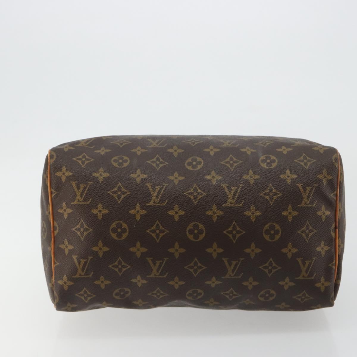 LOUIS VUITTON Monogram Speedy 30 Hand Bag M41526 LV Auth 180769A