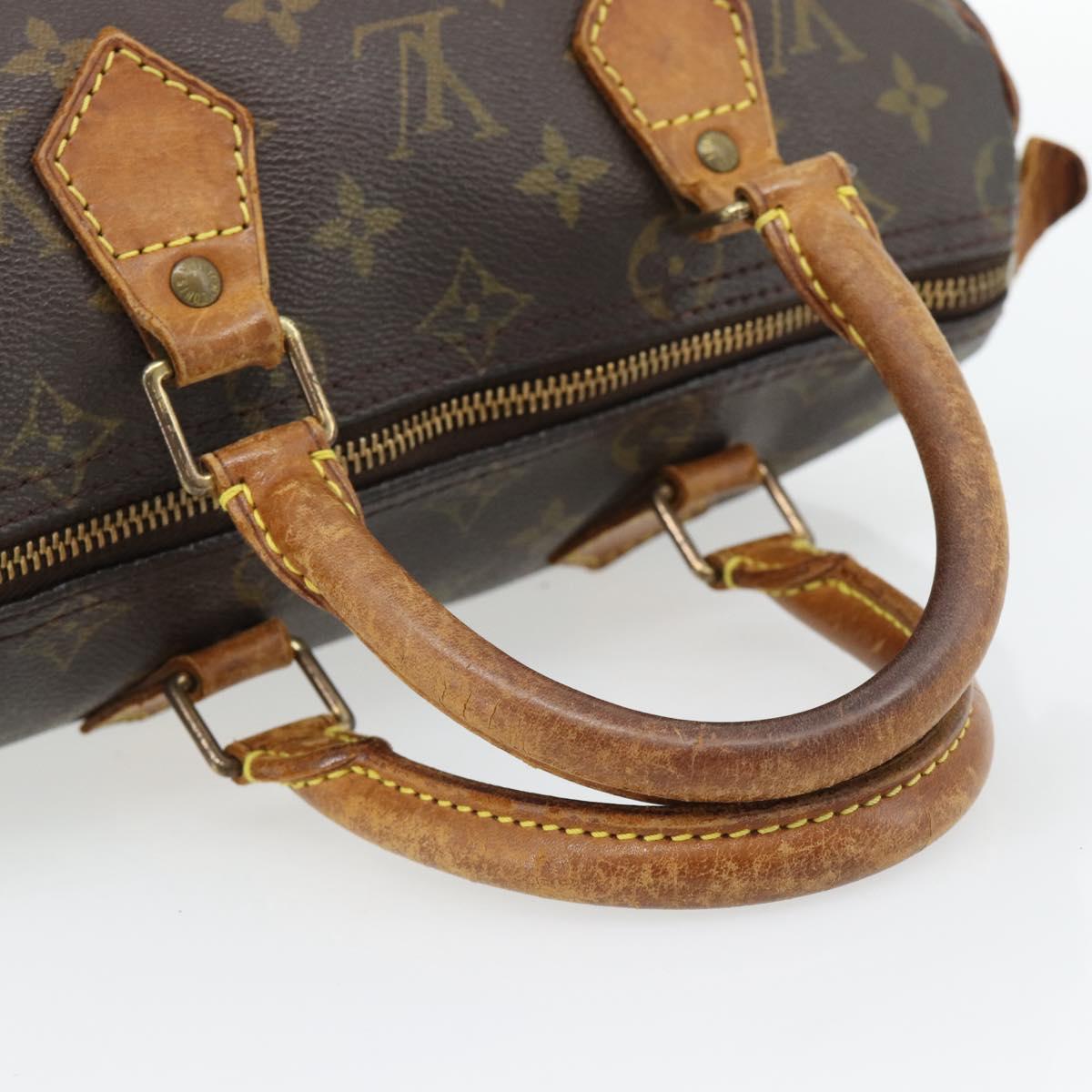 LOUIS VUITTON Monogram Speedy 25 Hand Bag M41528 LV Auth 180770