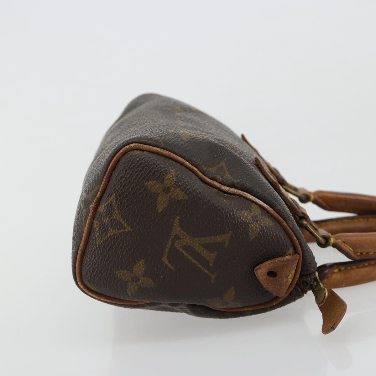 LOUIS VUITTON Monogram Mini Speedy Hand Bag M41534 LV Auth 180791
