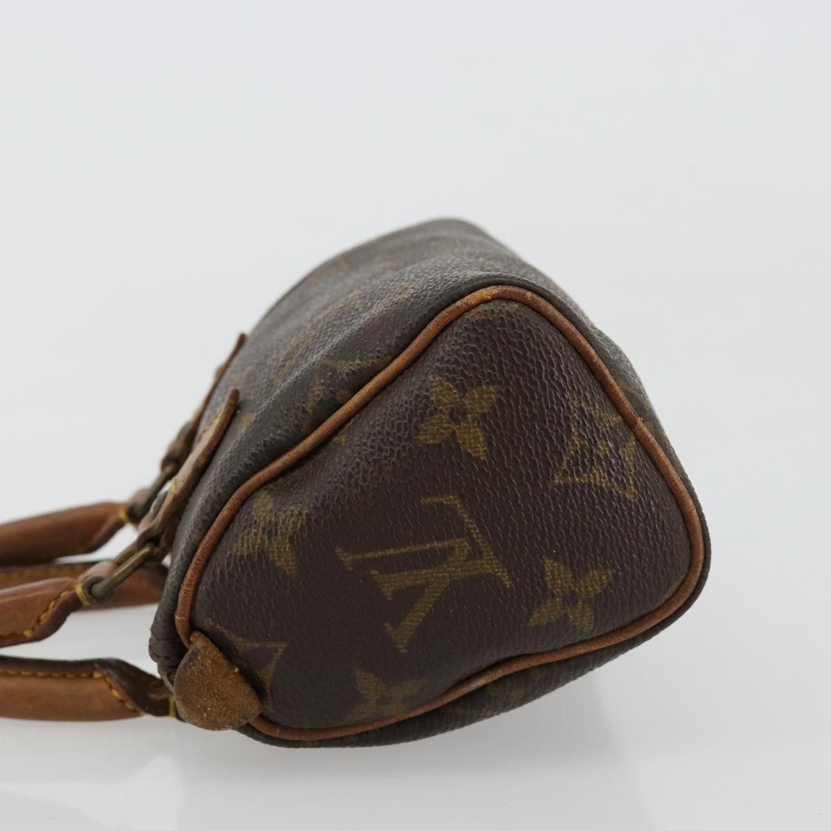 LOUIS VUITTON Monogram Mini Speedy Hand Bag M41534 LV Auth 180791