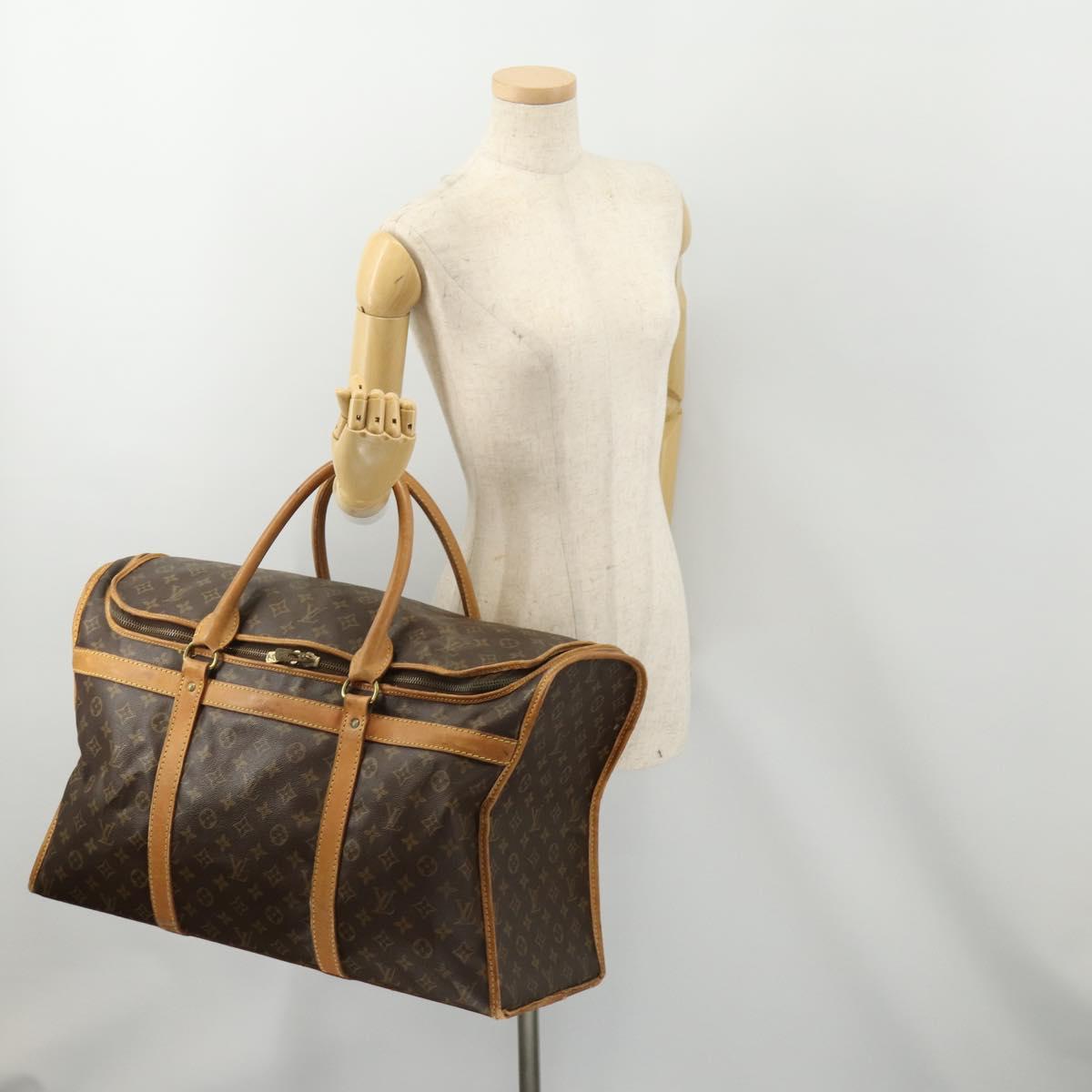 LOUIS VUITTON Monogram Sac Chasseur 55 Boston Bag M41922 LV Auth 180795