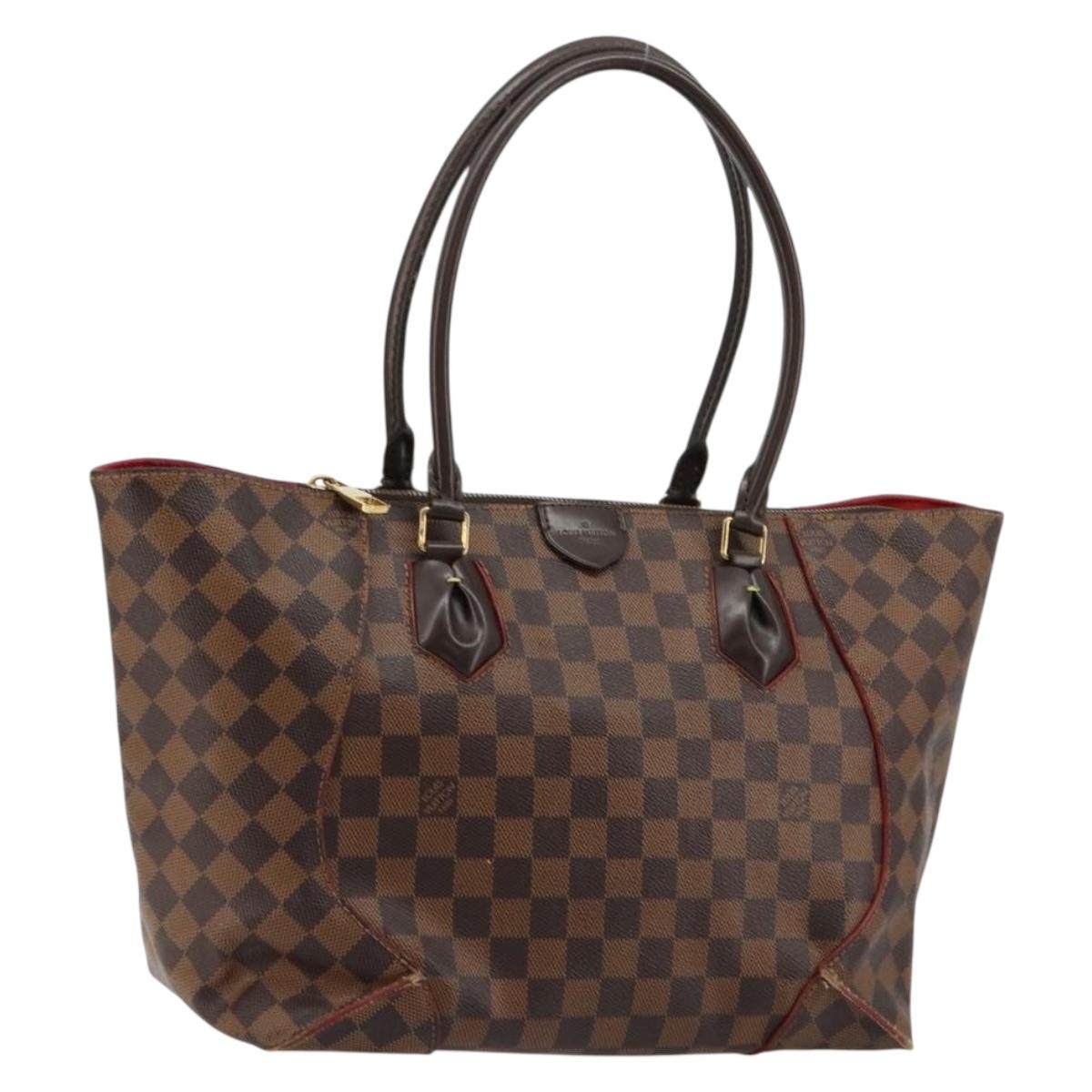LOUIS VUITTON Damier Ebene Kaysa Tote MM Tote Bag N41548 LV Auth 180807