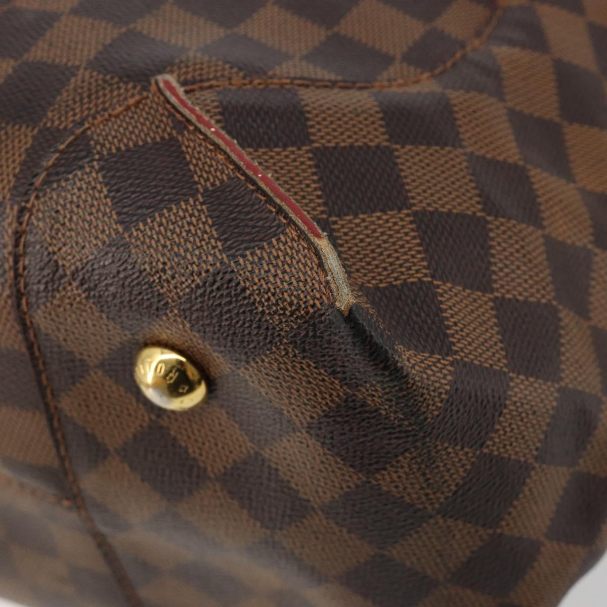 LOUIS VUITTON Damier Ebene Kaysa Tote MM Tote Bag N41548 LV Auth 180807