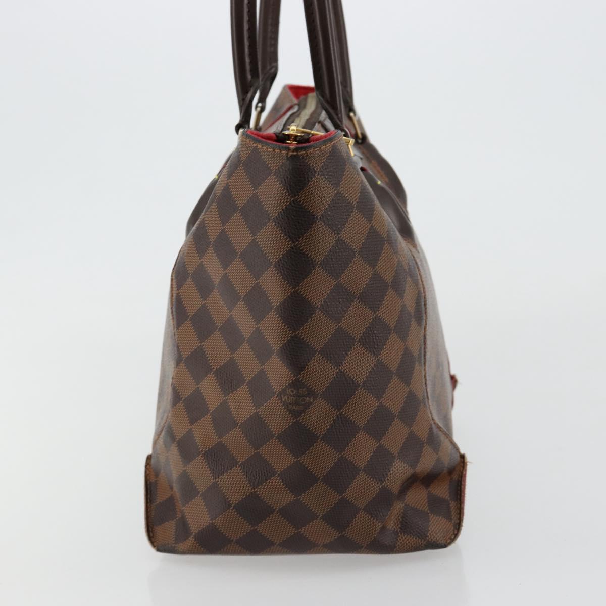 LOUIS VUITTON Damier Ebene Kaysa Tote MM Tote Bag N41548 LV Auth 180807