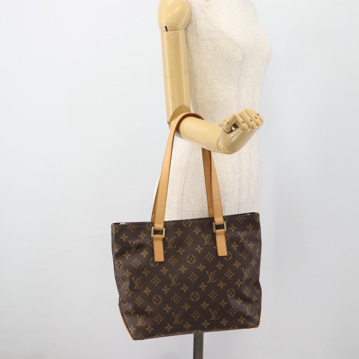 LOUIS VUITTON Monogram Cabas Piano Tote Bag M51148 LV Auth 180811SAV