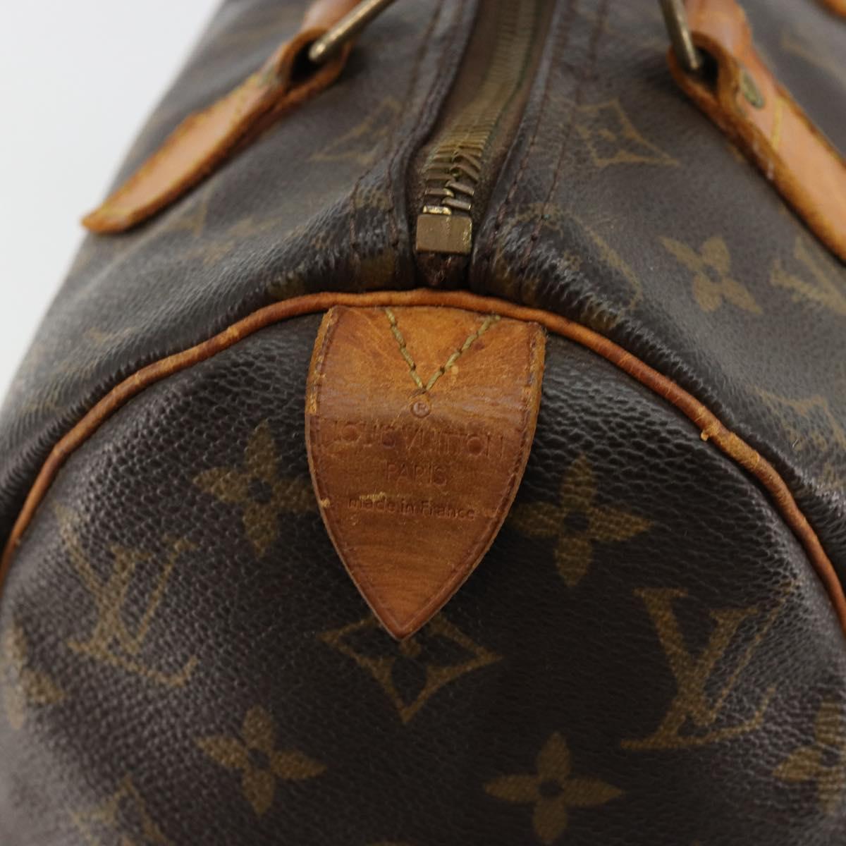 LOUIS VUITTON Monogram Speedy 25 Hand Bag M41528 LV Auth 180823