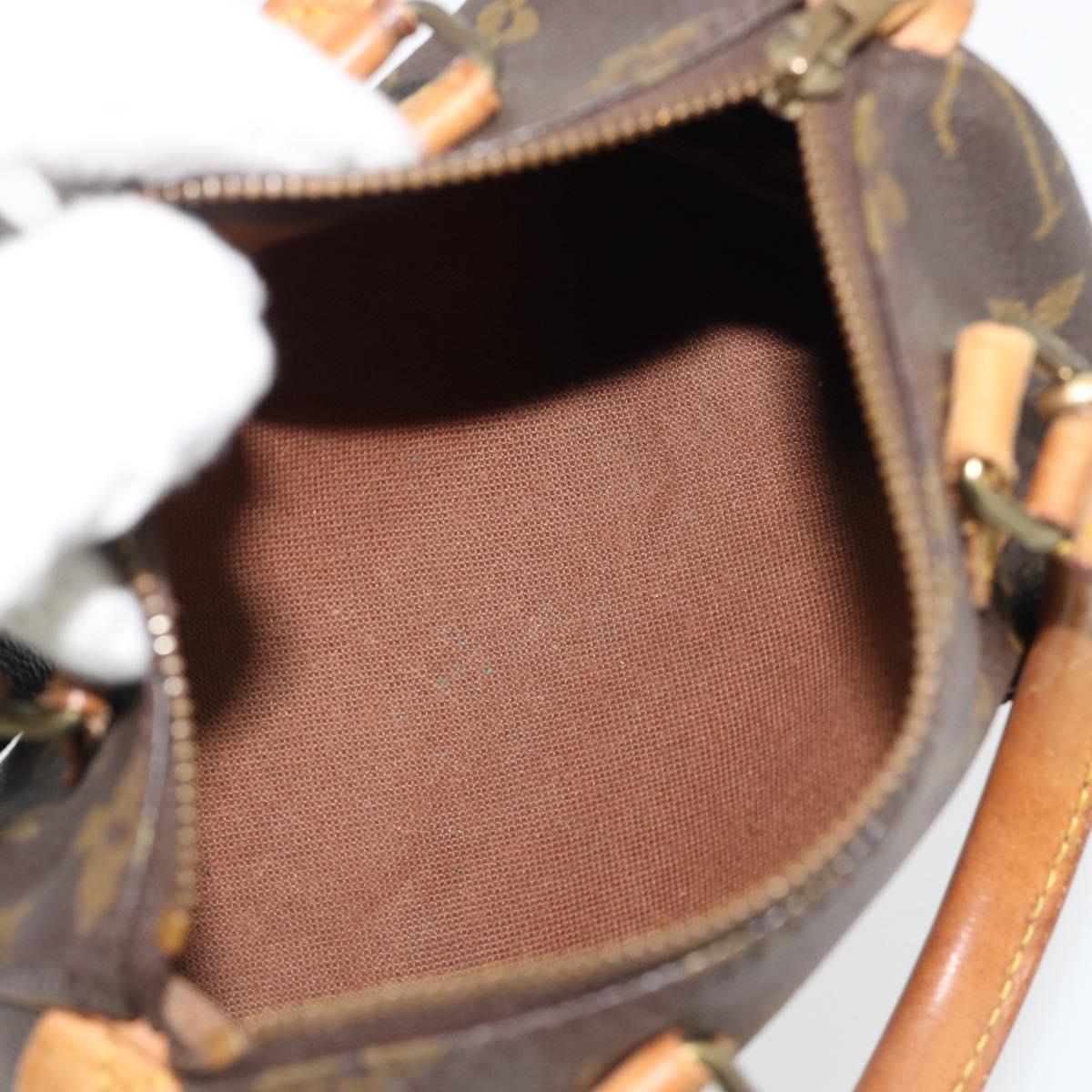 LOUIS VUITTON Monogram Mini Speedy Hand Bag M41534 LV Auth 180835