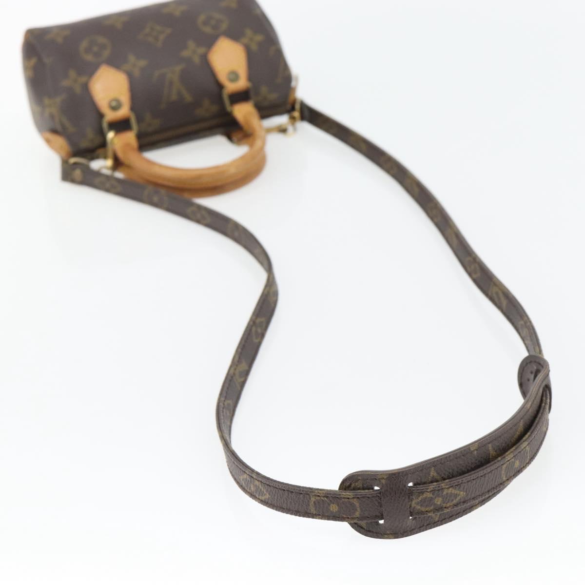 LOUIS VUITTON Monogram Mini Speedy Hand Bag M41534 LV Auth 180835